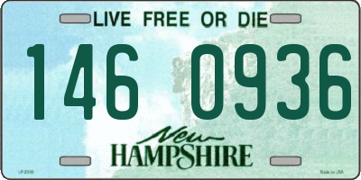 NH license plate 1460936