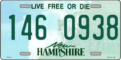 NH license plate 1460938
