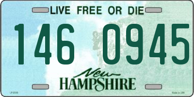 NH license plate 1460945