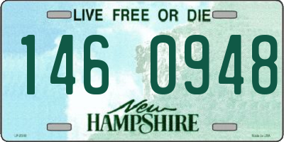NH license plate 1460948