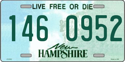NH license plate 1460952