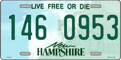NH license plate 1460953