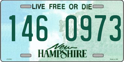 NH license plate 1460973