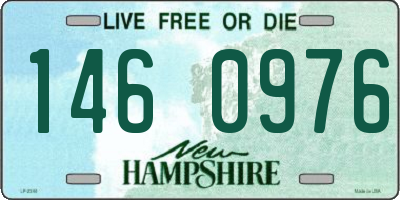 NH license plate 1460976