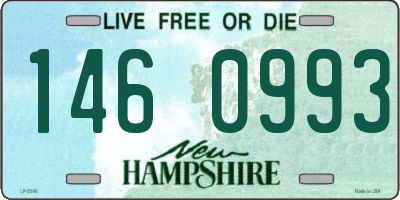NH license plate 1460993