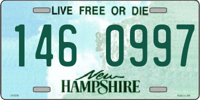 NH license plate 1460997