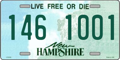 NH license plate 1461001