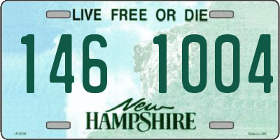 NH license plate 1461004