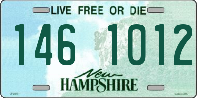 NH license plate 1461012