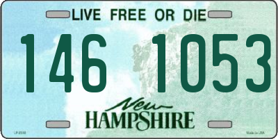 NH license plate 1461053