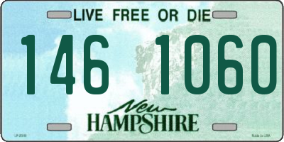 NH license plate 1461060