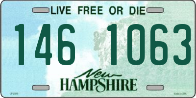 NH license plate 1461063