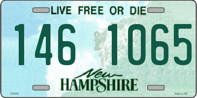 NH license plate 1461065