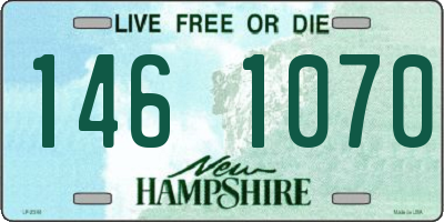 NH license plate 1461070