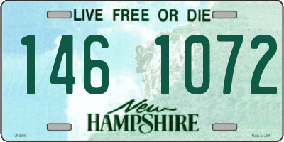 NH license plate 1461072