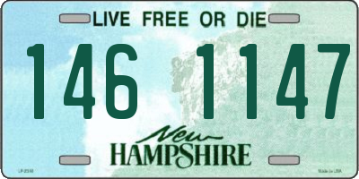 NH license plate 1461147