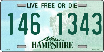 NH license plate 1461343