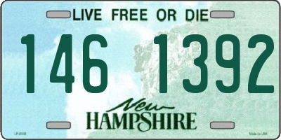 NH license plate 1461392