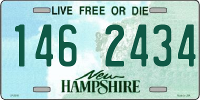 NH license plate 1462434