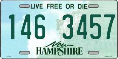 NH license plate 1463457