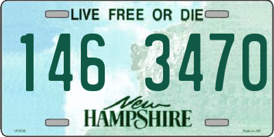 NH license plate 1463470