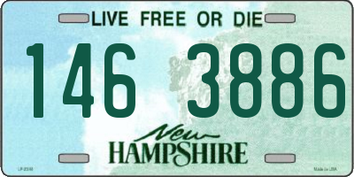NH license plate 1463886