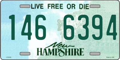 NH license plate 1466394