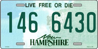 NH license plate 1466430