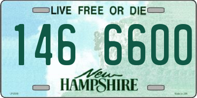 NH license plate 1466600