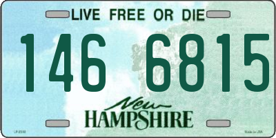 NH license plate 1466815
