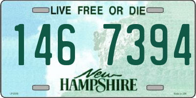 NH license plate 1467394