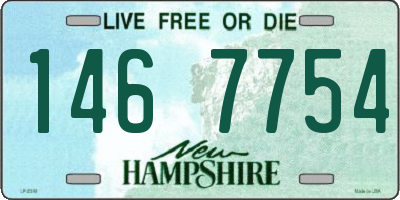 NH license plate 1467754