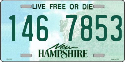 NH license plate 1467853