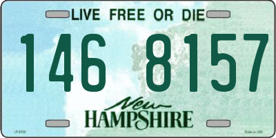 NH license plate 1468157
