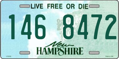 NH license plate 1468472