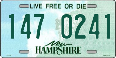 NH license plate 1470241