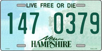NH license plate 1470379