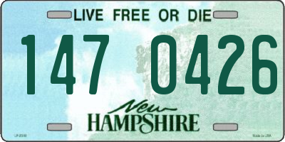 NH license plate 1470426