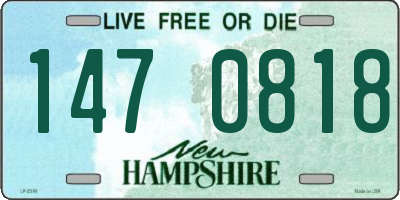 NH license plate 1470818
