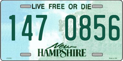 NH license plate 1470856