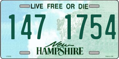NH license plate 1471754