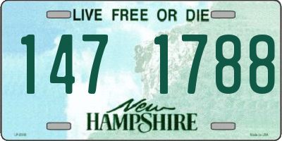 NH license plate 1471788