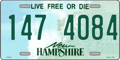 NH license plate 1474084