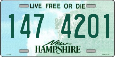 NH license plate 1474201