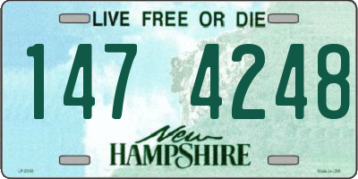 NH license plate 1474248