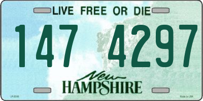 NH license plate 1474297