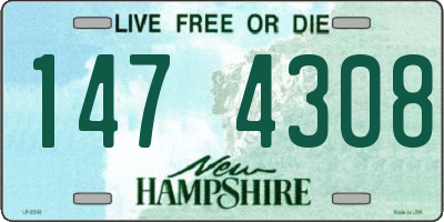 NH license plate 1474308
