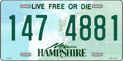 NH license plate 1474881