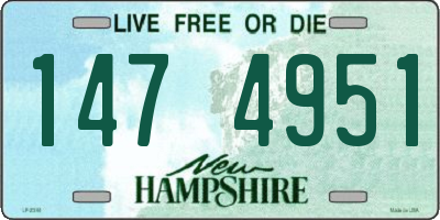 NH license plate 1474951