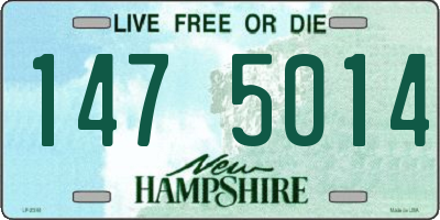 NH license plate 1475014
